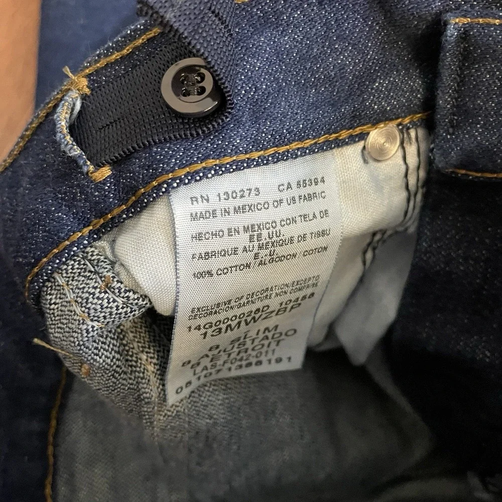 Wrangler Boys Sz 8 Slim Cowboy Cut Jeans 13MWB NWT Adjustable Waist